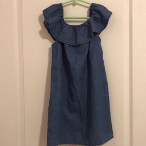 Chambray Dress for Girls